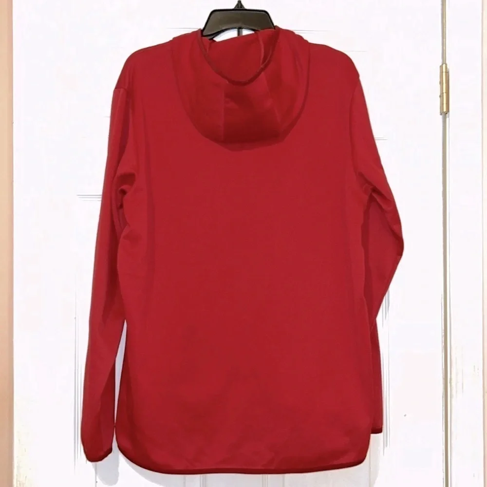 ADIDAS Climawarm Hoodie Red Size  Large.